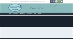 Desktop Screenshot of cambridgepuntcompany.co.uk